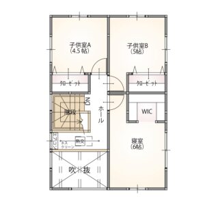 間取り図2階