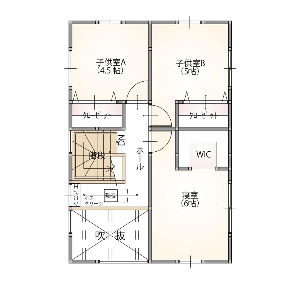 間取り図2階