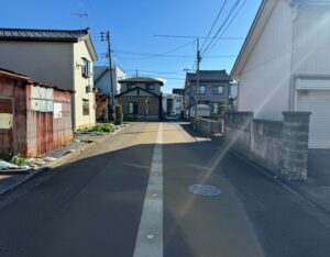 北側道路　区画3側より撮影